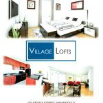 Village Lofts, modern kitchen and bedroom.